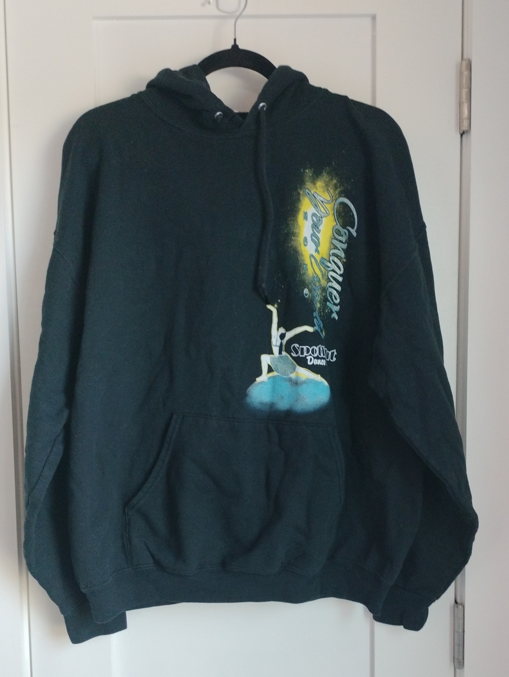 Jerzees Black Spotlight Dance Cup Hoodie